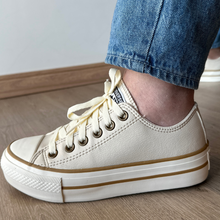 Carregar imagem no visualizador da galeria, TĂȘnis All Star Areia Plataforma Premium