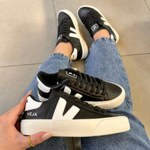 Carregar imagem no visualizador da galeria, Tênis Cadarço Preto e Branco Premium