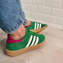 Carregar imagem no visualizador da galeria, Tênis Adidas Gazelle Verde Pink  Couro Legítimo 2.0