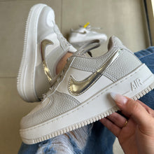Carregar imagem no visualizador da galeria, Tênis Nike Air Force Croco Prata
