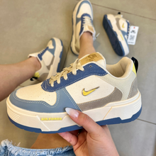 Carregar imagem no visualizador da galeria, Tênis Nike AF1 Plataforma Azul Jeans Premium

