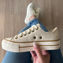 Carregar imagem no visualizador da galeria, Tênis All Star Areia Plataforma Premium
