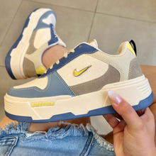 Carregar imagem no visualizador da galeria, Tênis Nike AF1 Plataforma Azul Jeans Premium
