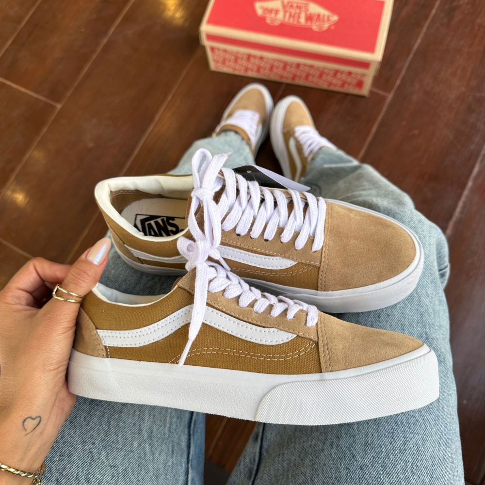 Tênis Old Skool Marfim Feminino Premium