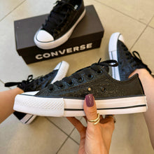 Carregar imagem no visualizador da galeria, Tênis All Star Shine Black Premium
