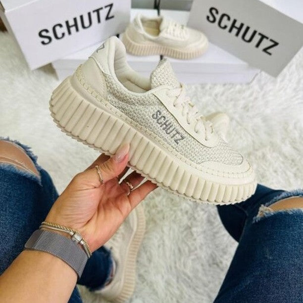Tênis Schutz Cinza Claro Premium