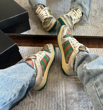 Carregar imagem no visualizador da galeria, Tênis Gucci Screener Verde e Vermelho
